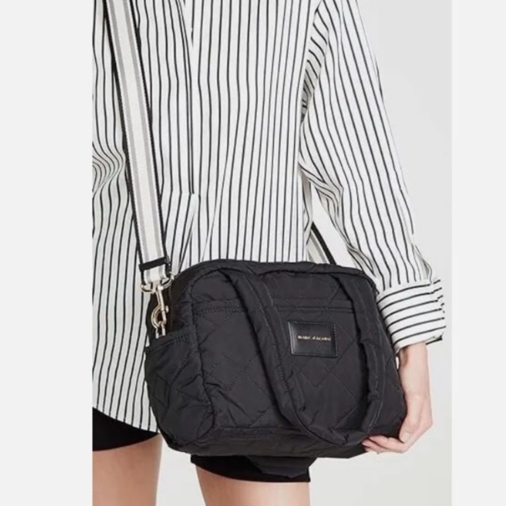NWT- Marc Jacobs- Black- The Weekender- Small- Crossbody Strap and Booklet inc.